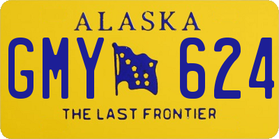 AK license plate GMY624