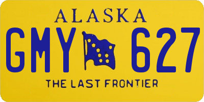 AK license plate GMY627