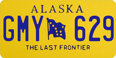 AK license plate GMY629