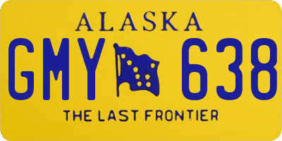 AK license plate GMY638