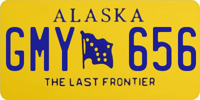 AK license plate GMY656