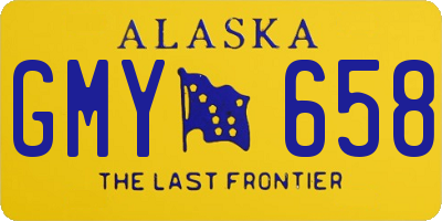 AK license plate GMY658