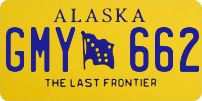 AK license plate GMY662