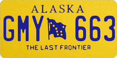 AK license plate GMY663