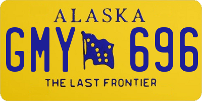 AK license plate GMY696