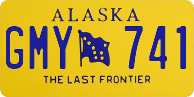 AK license plate GMY741