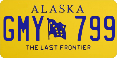 AK license plate GMY799