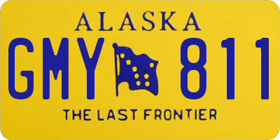 AK license plate GMY811