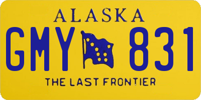AK license plate GMY831