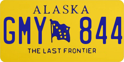 AK license plate GMY844