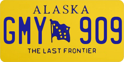 AK license plate GMY909