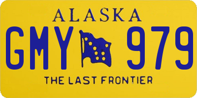 AK license plate GMY979
