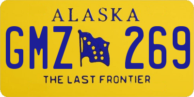 AK license plate GMZ269