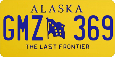AK license plate GMZ369