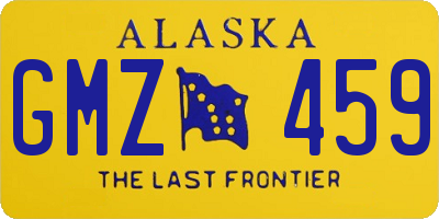 AK license plate GMZ459