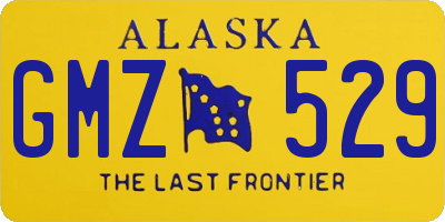AK license plate GMZ529