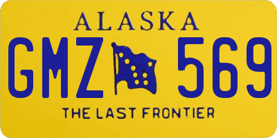 AK license plate GMZ569