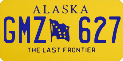 AK license plate GMZ627