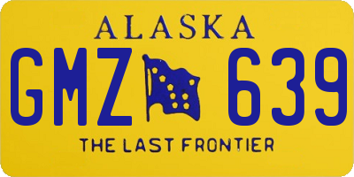 AK license plate GMZ639