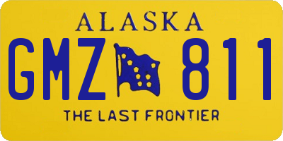 AK license plate GMZ811