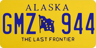 AK license plate GMZ944