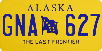 AK license plate GNA627