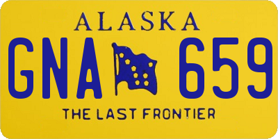 AK license plate GNA659
