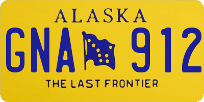 AK license plate GNA912