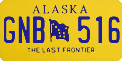 AK license plate GNB516
