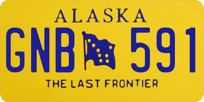 AK license plate GNB591