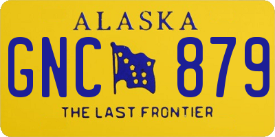 AK license plate GNC879