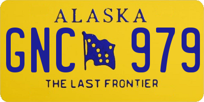 AK license plate GNC979