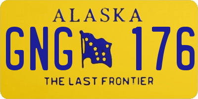 AK license plate GNG176