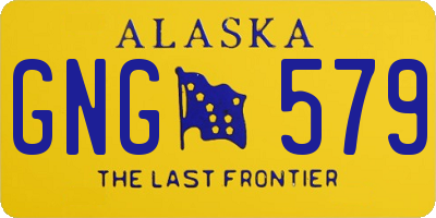 AK license plate GNG579