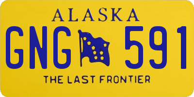 AK license plate GNG591