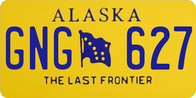 AK license plate GNG627