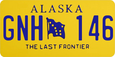 AK license plate GNH146