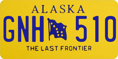 AK license plate GNH510