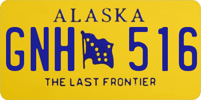 AK license plate GNH516