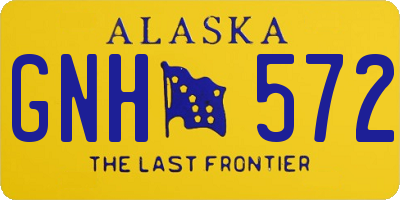 AK license plate GNH572