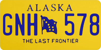 AK license plate GNH578