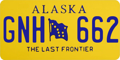 AK license plate GNH662