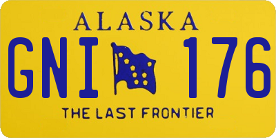 AK license plate GNI176