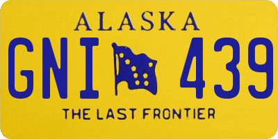 AK license plate GNI439