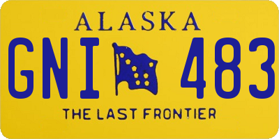 AK license plate GNI483
