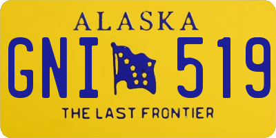 AK license plate GNI519