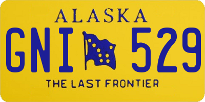 AK license plate GNI529