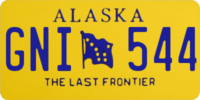 AK license plate GNI544