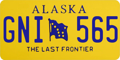 AK license plate GNI565