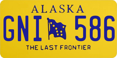 AK license plate GNI586